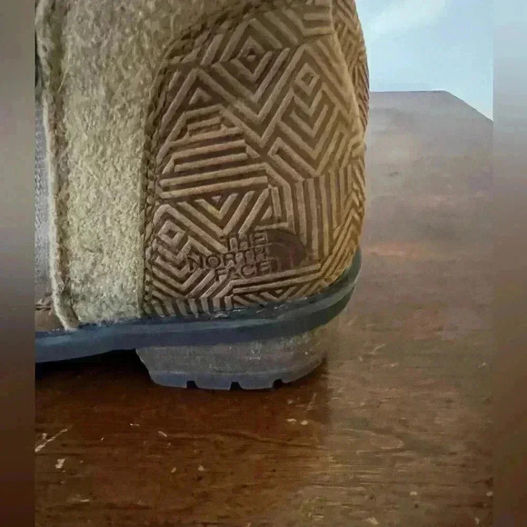 The North Face Bridgeton Women's Brown/Tan Leather Zip Ankle Boots Size 5 - Picture 6 of 9